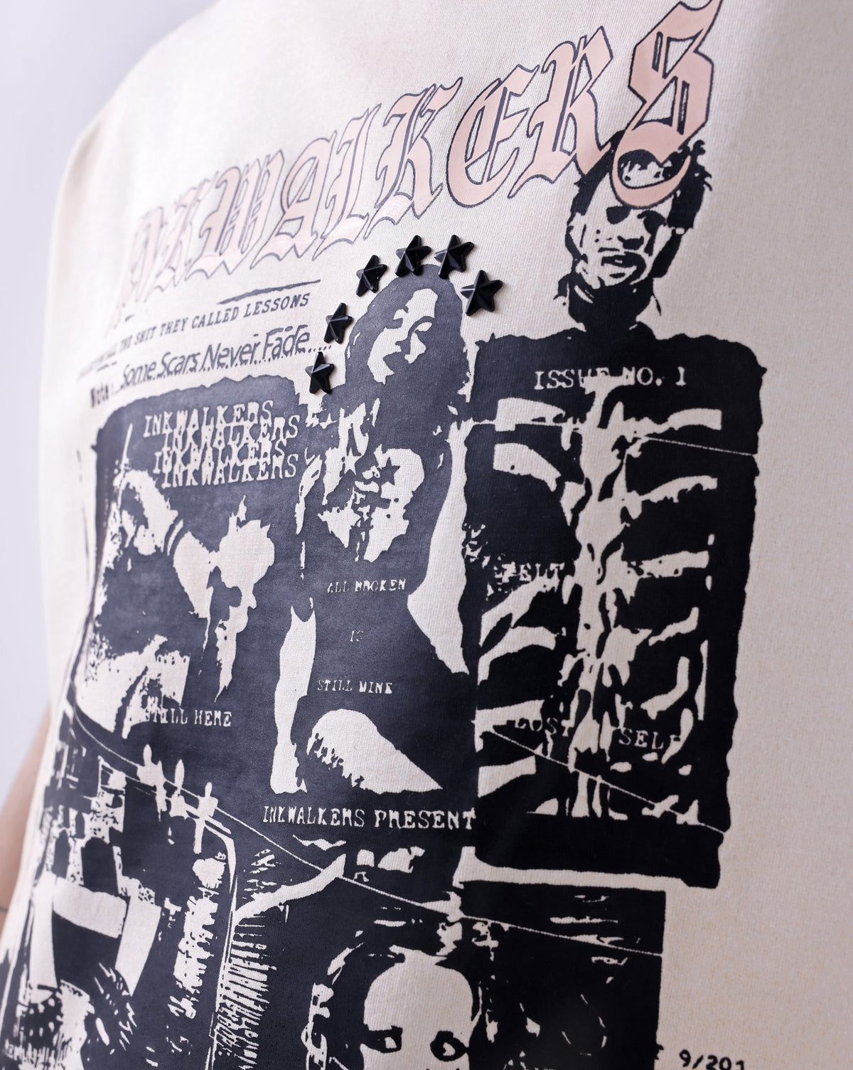Inkwalkers Shadowed Tank - White