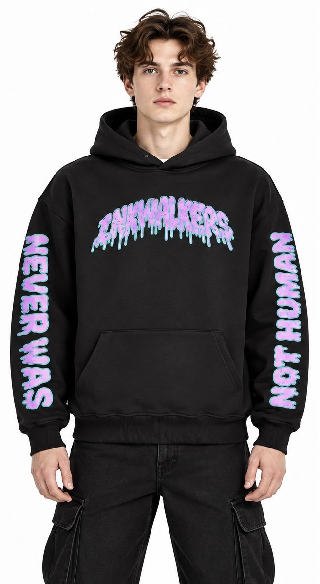 Inkwalkers Dripping Monster Hoodie - Black