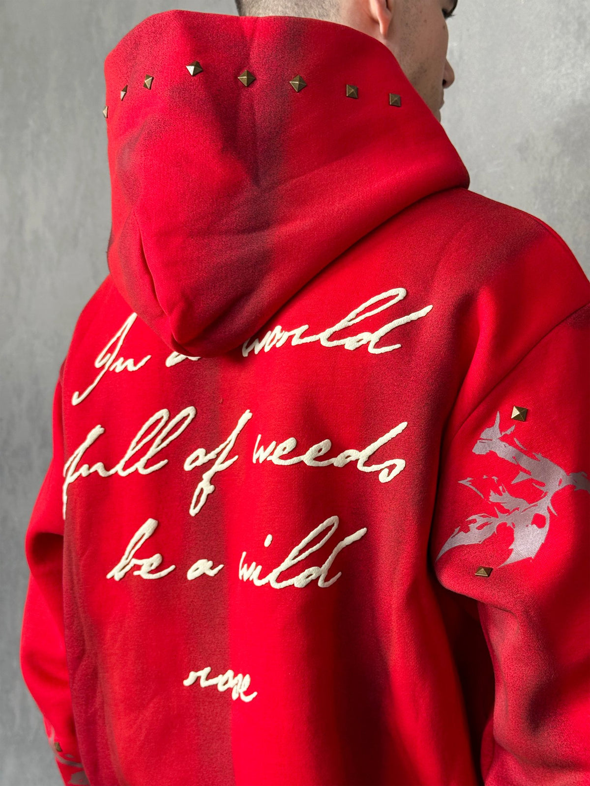 Inkwalkers Rose Hoodie - Red