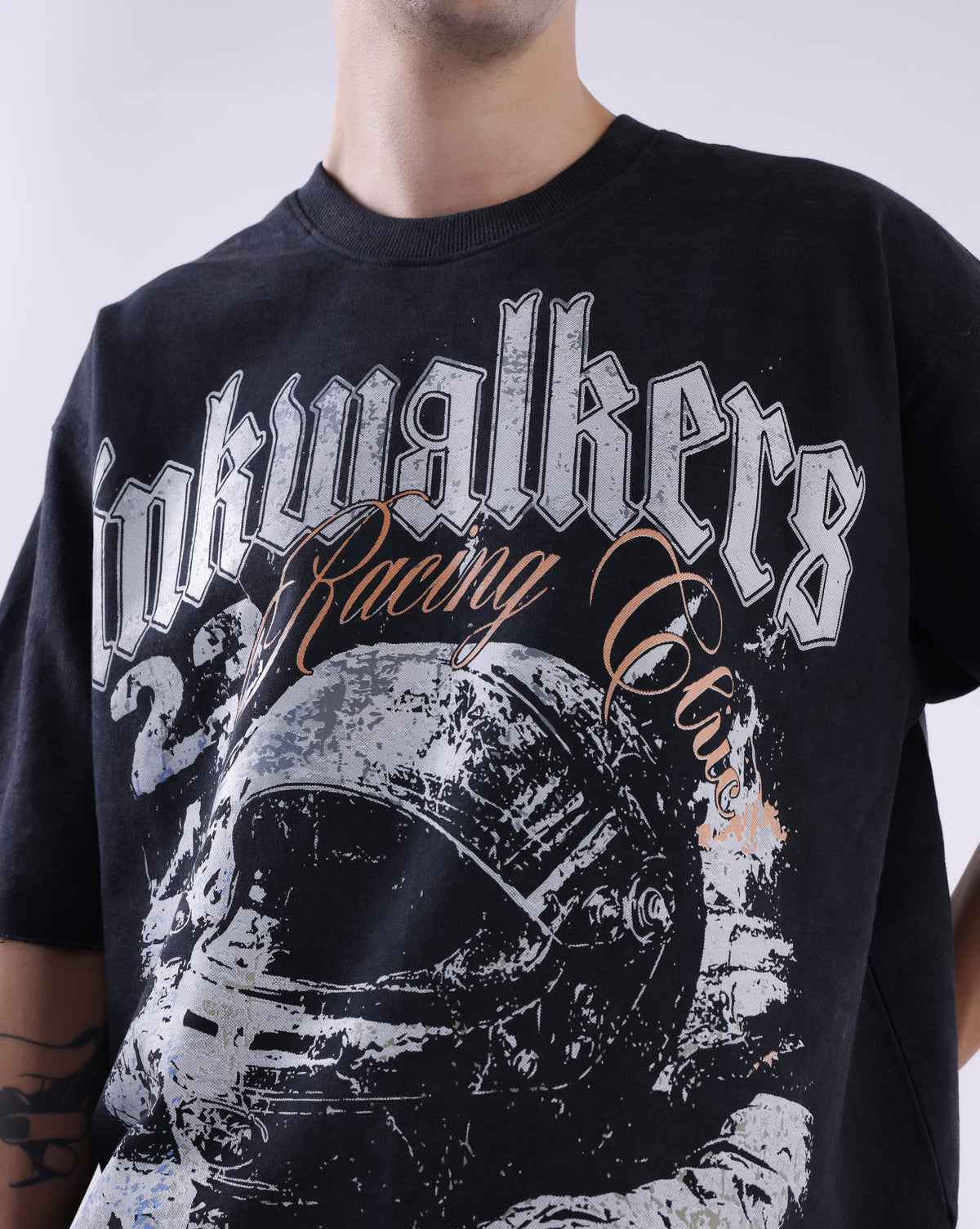 Inkwalkers Gear Up Tee - Washed Black