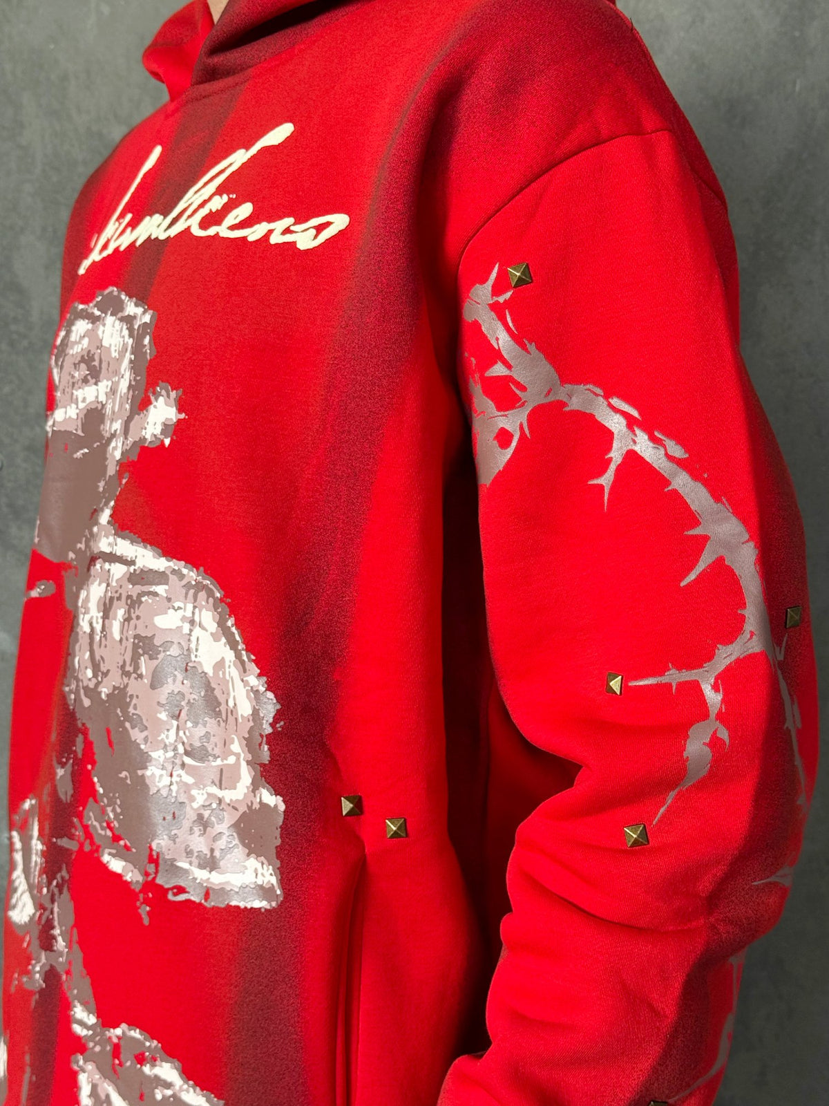 Inkwalkers Rose Hoodie - Red