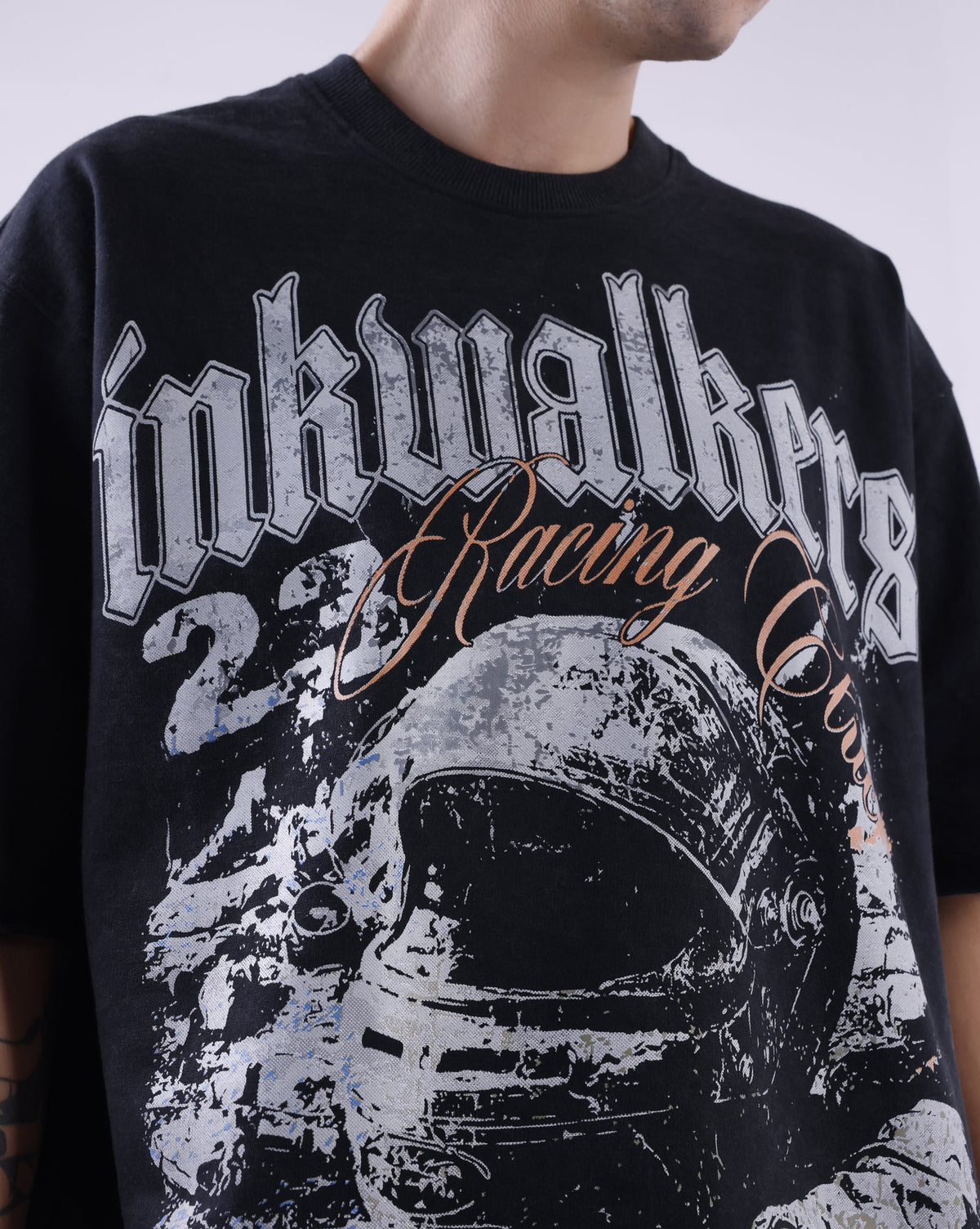 Inkwalkers Gear Up Tee - Washed Black