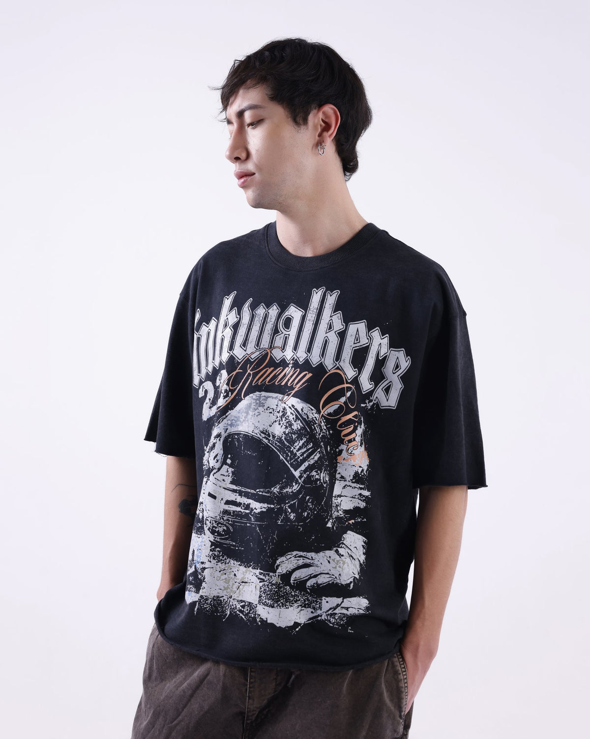 Inkwalkers Gear Up Tee - Washed Black
