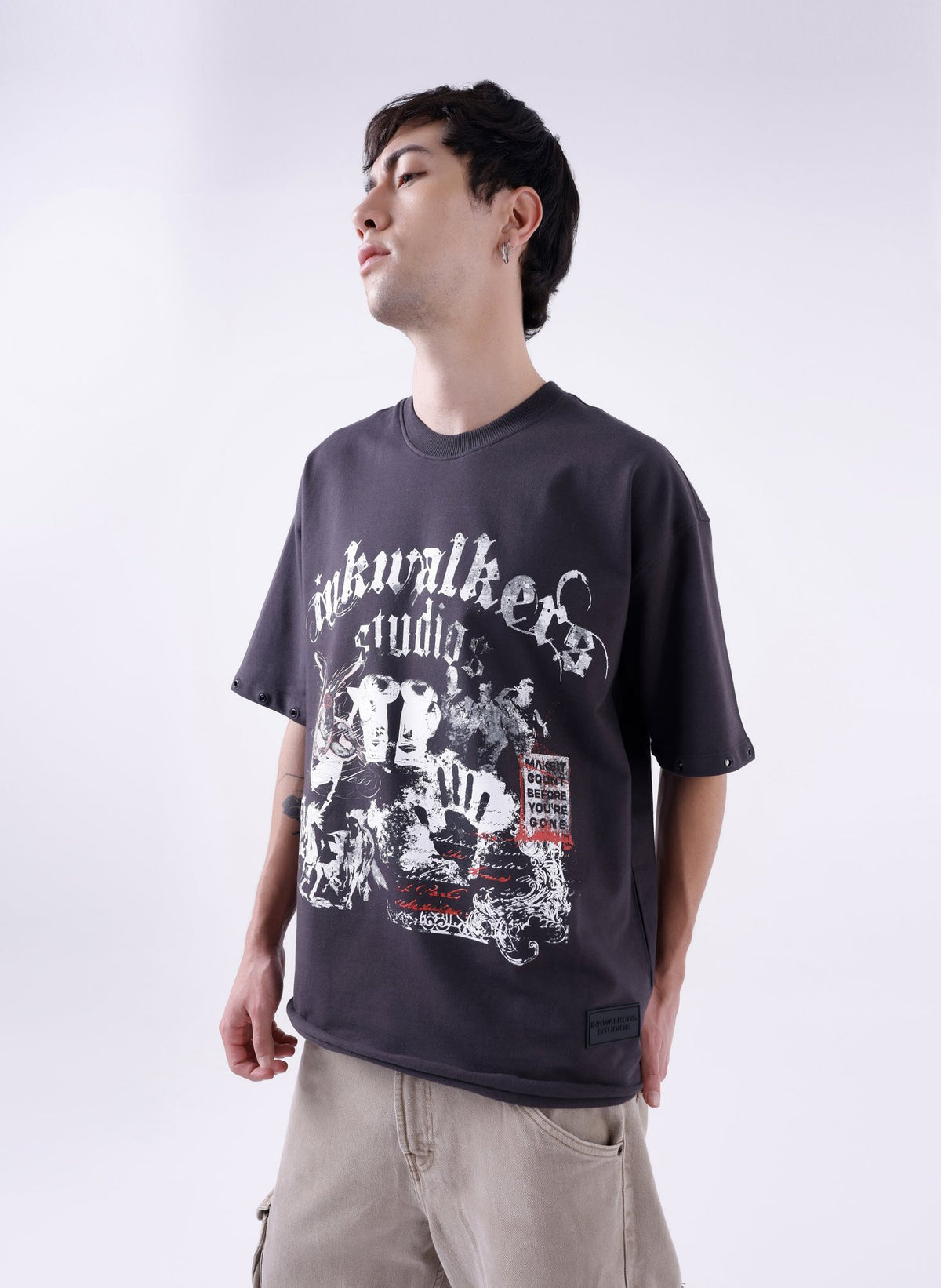 Inkwalkers Glitch Tee - Grey
