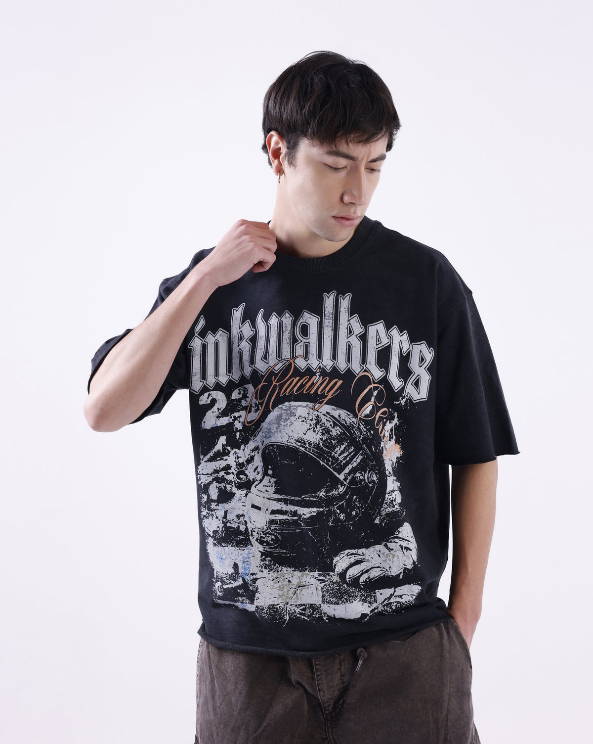 Inkwalkers Gear Up Tee - Washed Black
