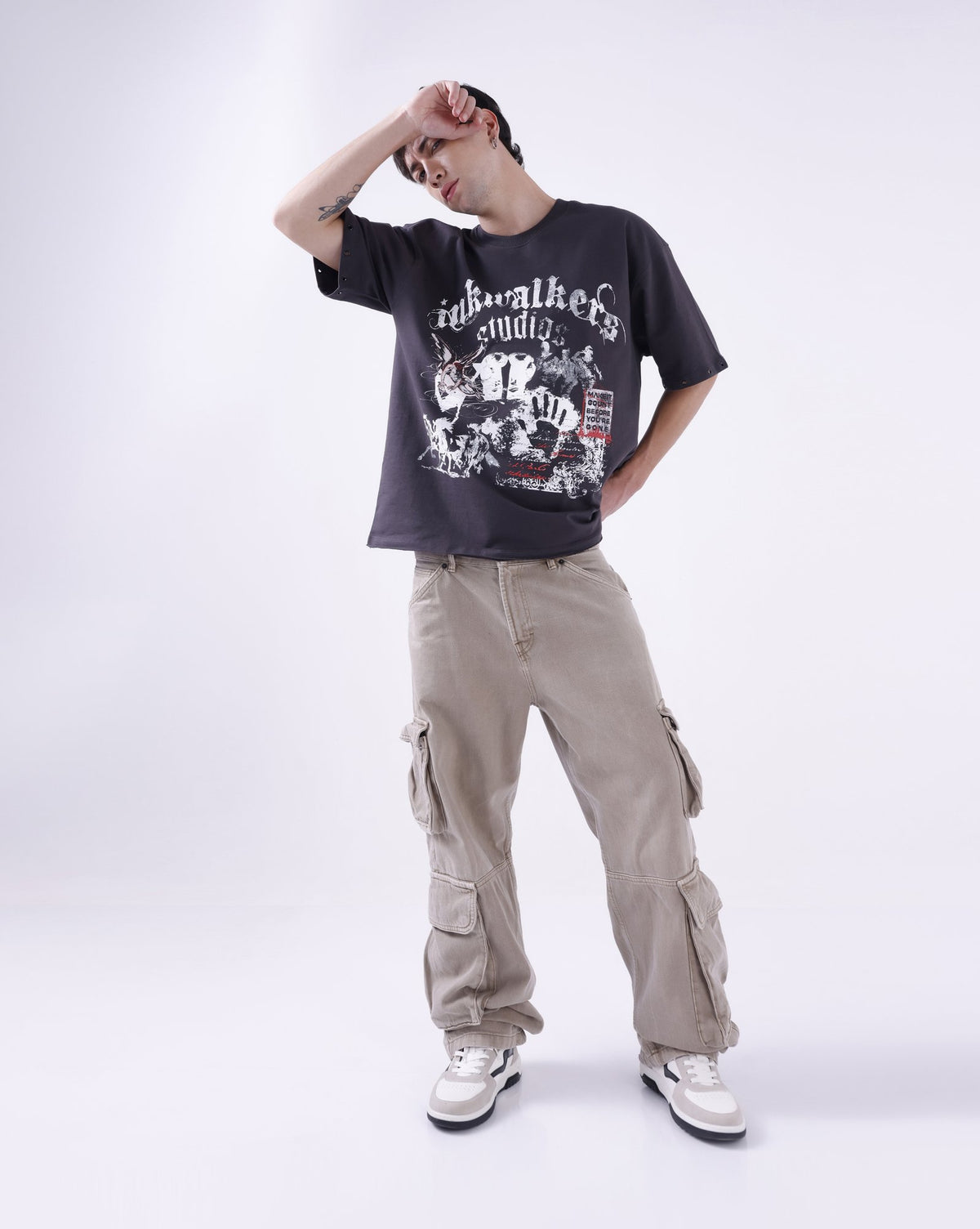 Inkwalkers Glitch Tee - Grey