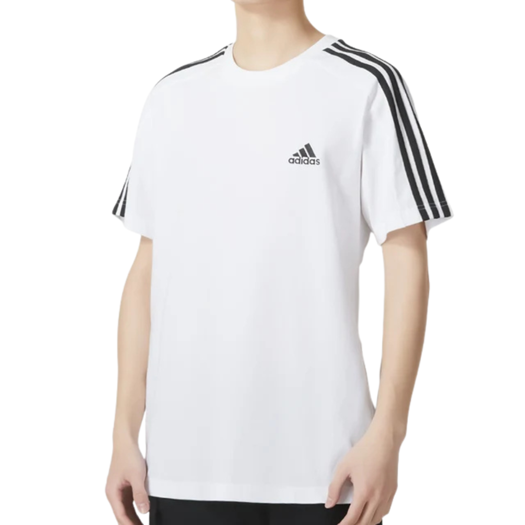 adidas Essential Single Jersey 3-Stripes Tee - Men's