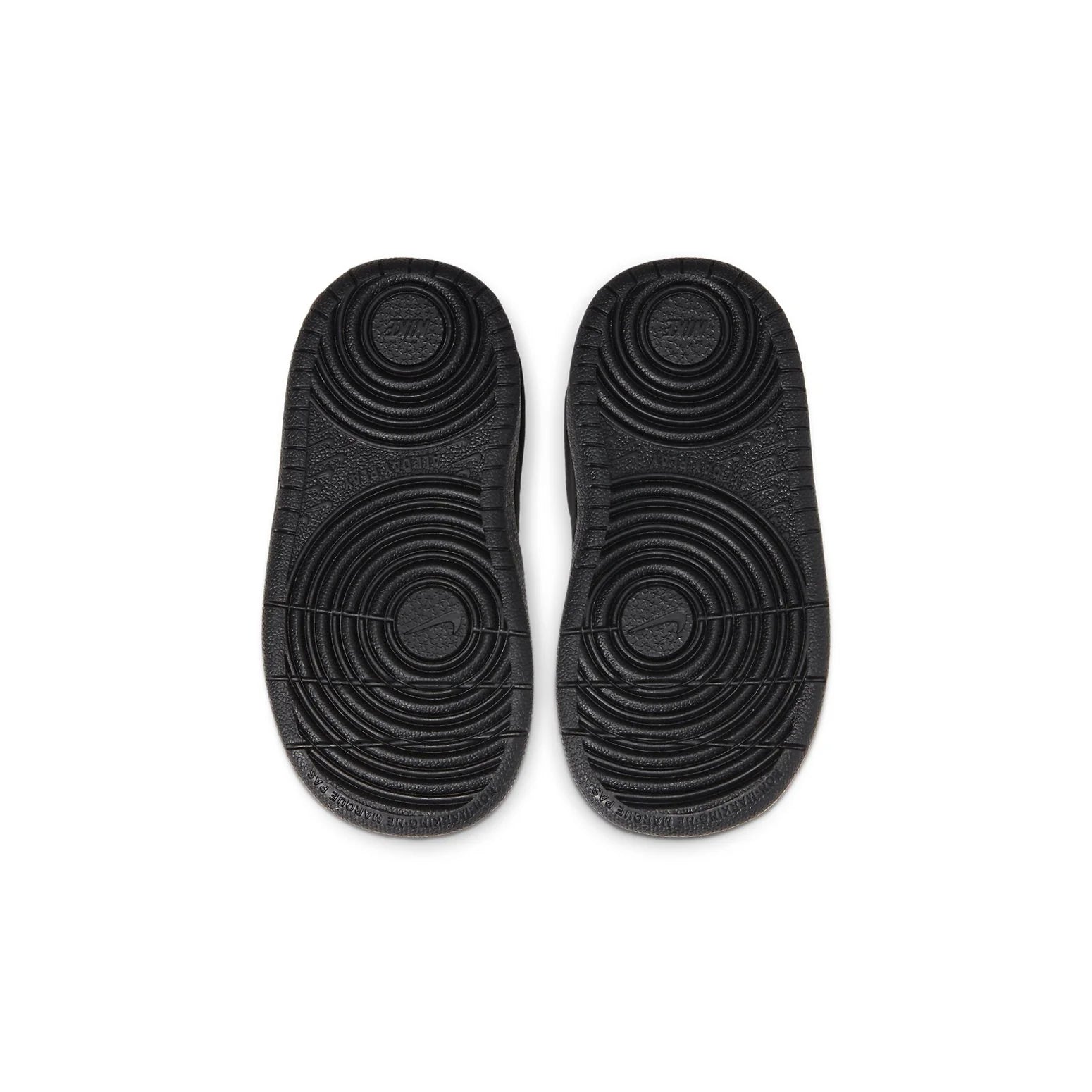 Nike Court Borough Mid 2 'Triple Black' - Toddler