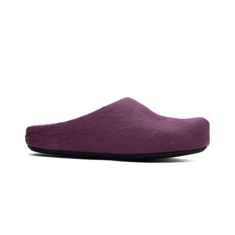 Marni 'Fussbett Sabot' Purple Slides