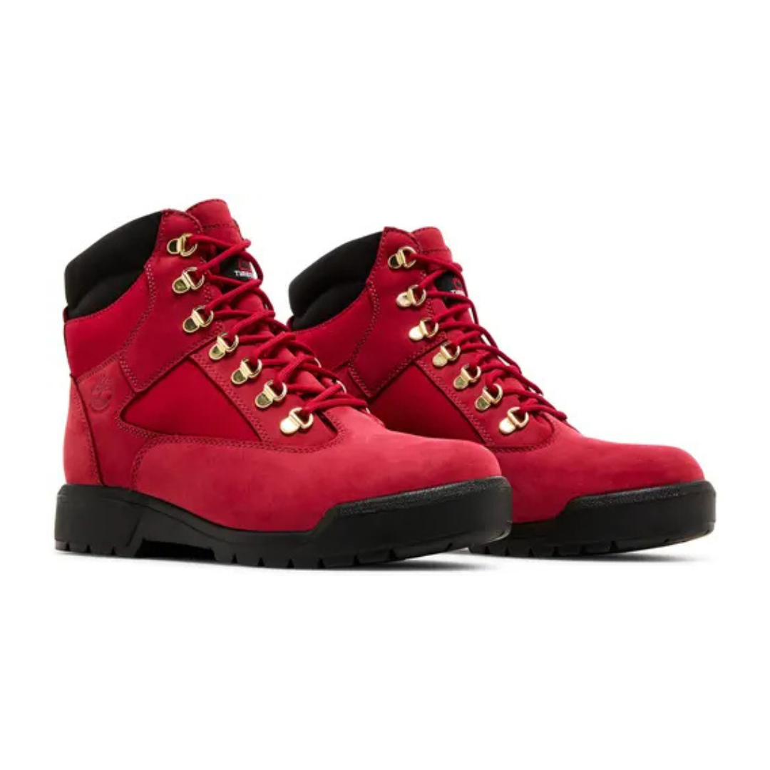 Timberland 6-Inch Field Boot "Dark Red Nubuck" - Men's
