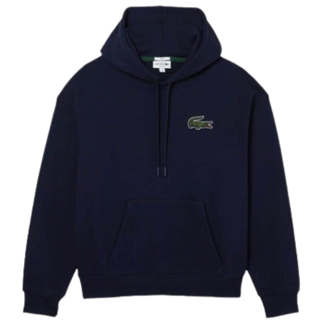 Lacoste Unisex Loose Fit Hooded Sweatshirt