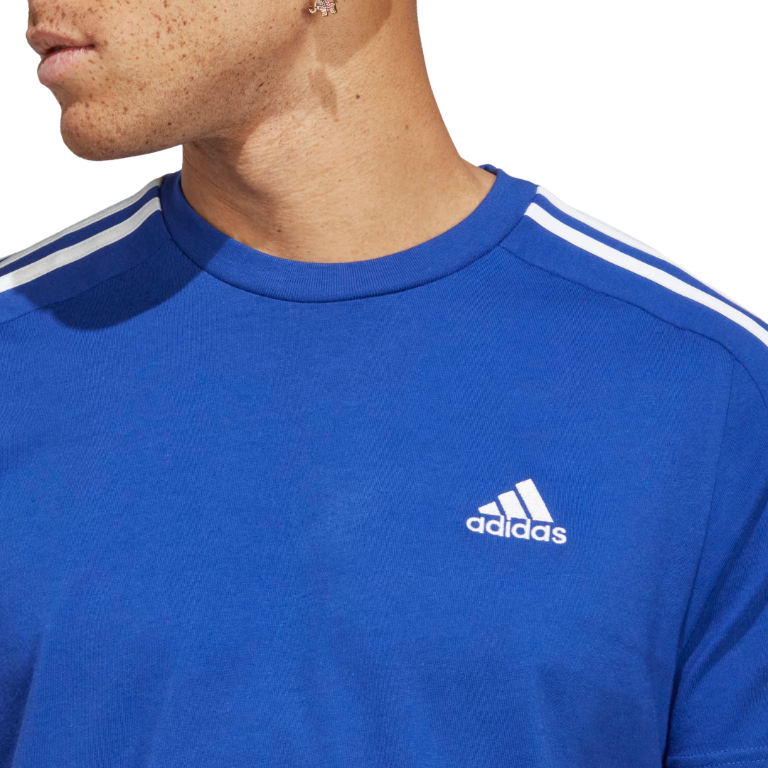 adidas Essential Single Jersey 3-Stripes Tee - Men's