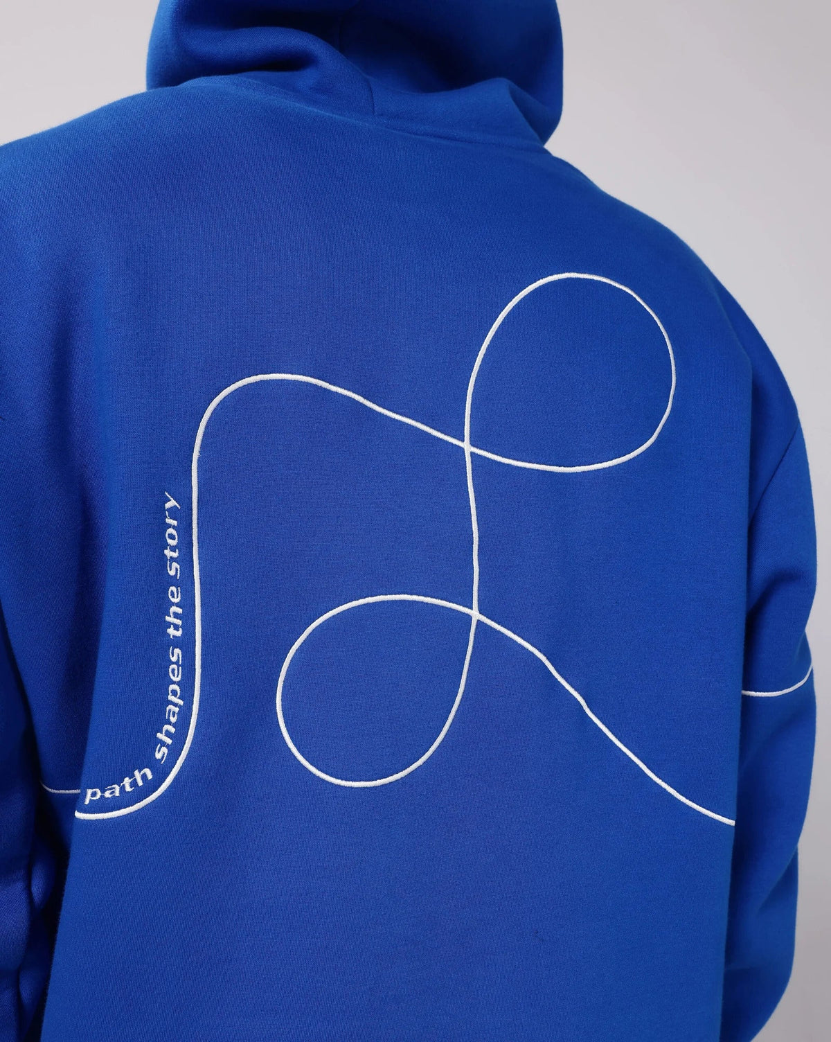 Inkwalkers Path of Life Hoodie - Royal Blue back detail