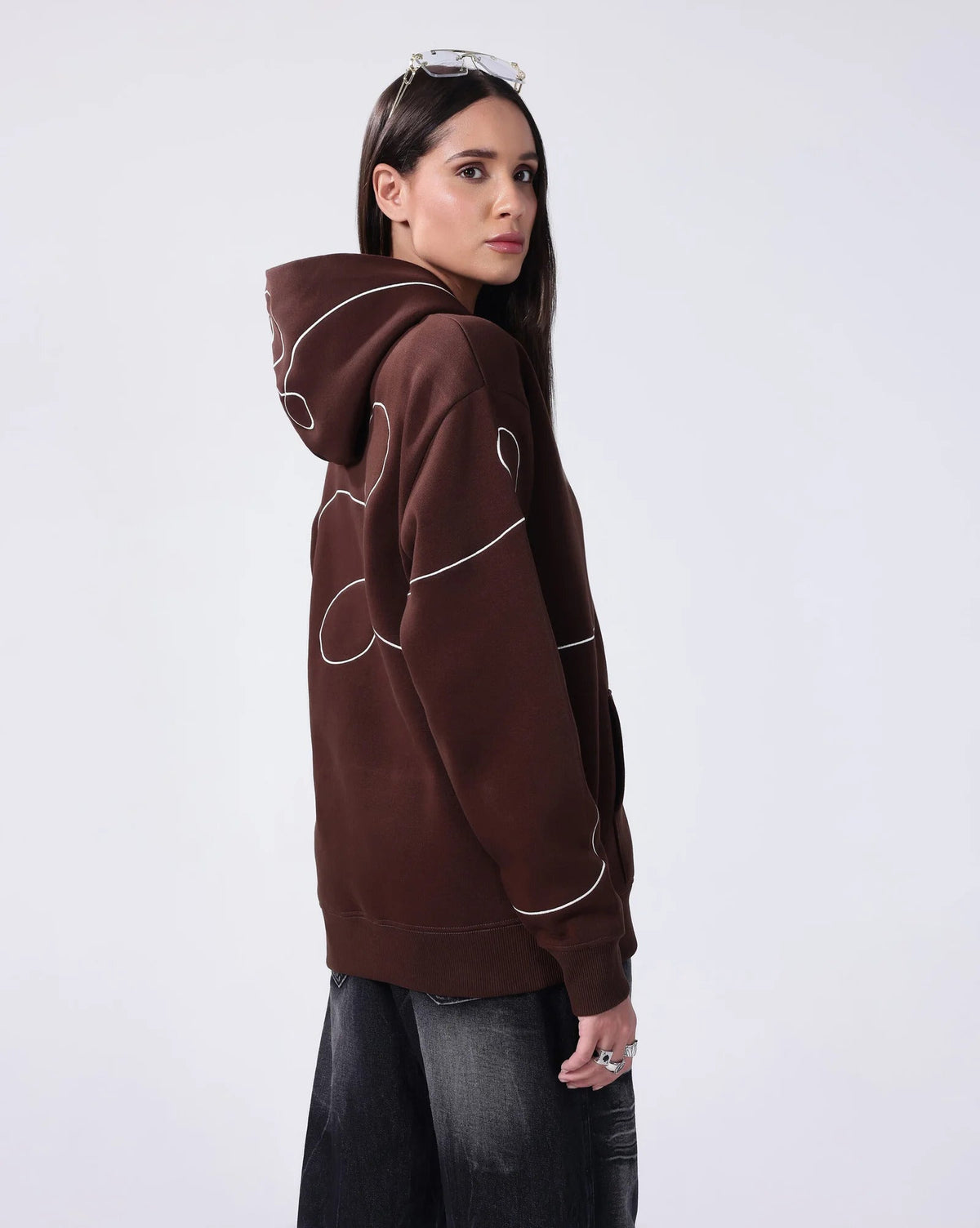 Inkwalkers Path of Life Hoodie - Brown side