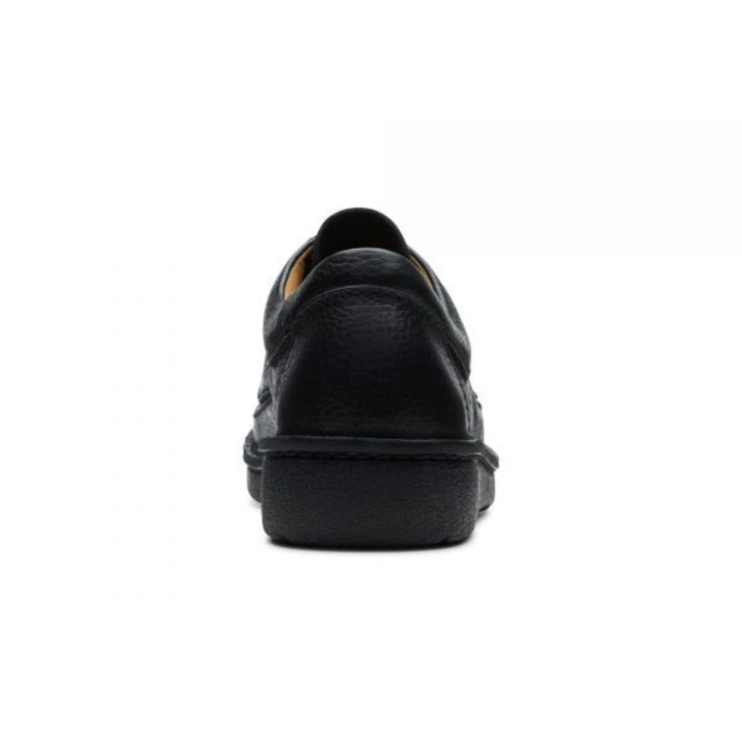 Clarks Nature II Black Grained Leather - Men's