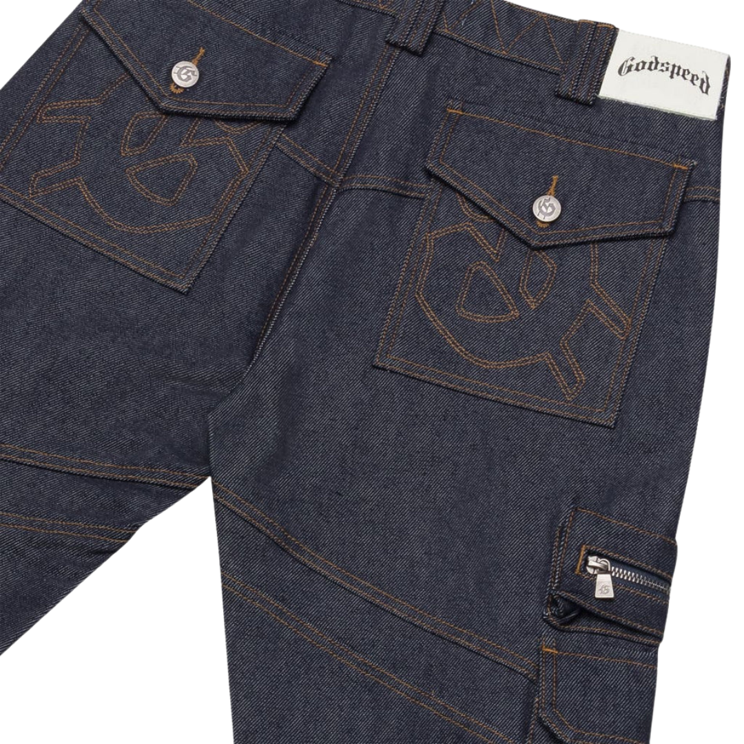 Godspeed Rockstar Flare Cargo Denim - Men's