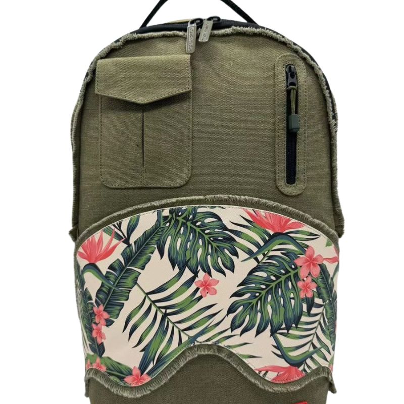 Sprayground Tropical Oasis dlx-Tactical Backpack