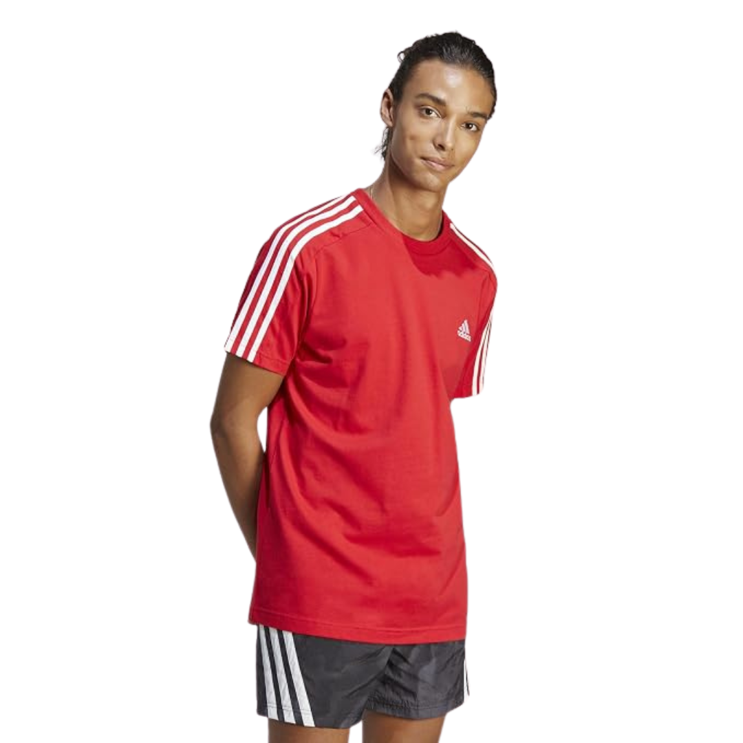 adidas Essential Single Jersey 3-Stripes Tee - Men's