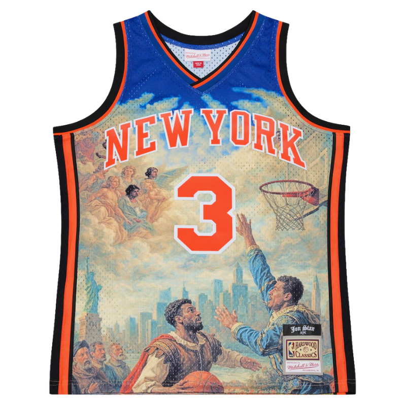 Stephon Marbury New York Knicks M&N x Jon Stan Blue Swingman Jersey