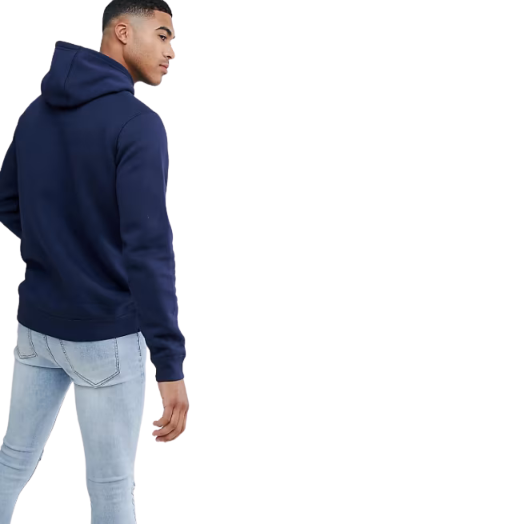 Nike pullover hoodie with swoosh logo - Men's