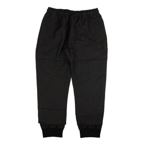 424 ON FAIRFAX 250-500, 424-on-fairfax, channelenable-all, chicmi, couponcollection, gender-mens, main-clothing, mens-joggers-sweatpants, mens-shoes, size-46, size-48, size-50 Black Pinstripe Drawstring Pants