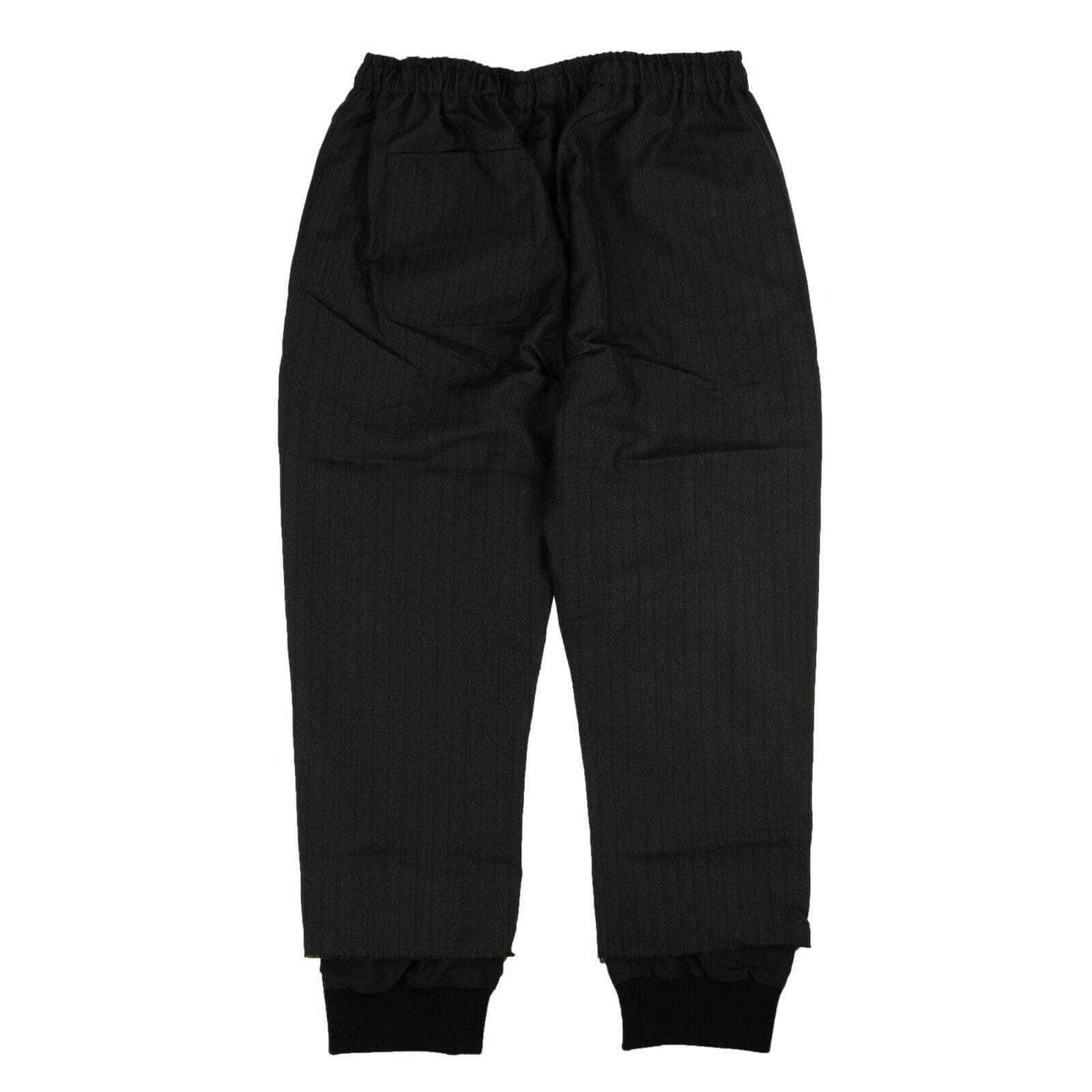 424 ON FAIRFAX 250-500, 424-on-fairfax, channelenable-all, chicmi, couponcollection, gender-mens, main-clothing, mens-joggers-sweatpants, mens-shoes, size-46, size-48, size-50 Black Pinstripe Drawstring Pants