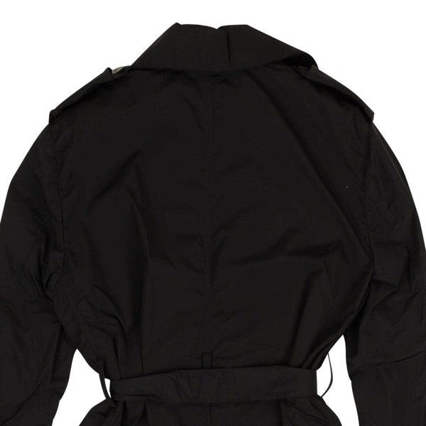 Black Nylon Trench Coat - GBNY