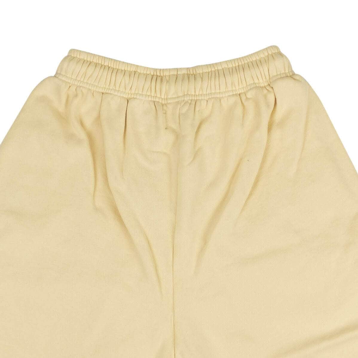 424 ON FAIRFAX 424-on-fairfax, channelenable-all, chicmi, couponcollection, gender-mens, main-clothing, mens-shoes, size-m, size-s, size-xs, under-250 XS Cream Logo Patch Sweat Shorts 95-424-1055/XS 95-424-1055/XS