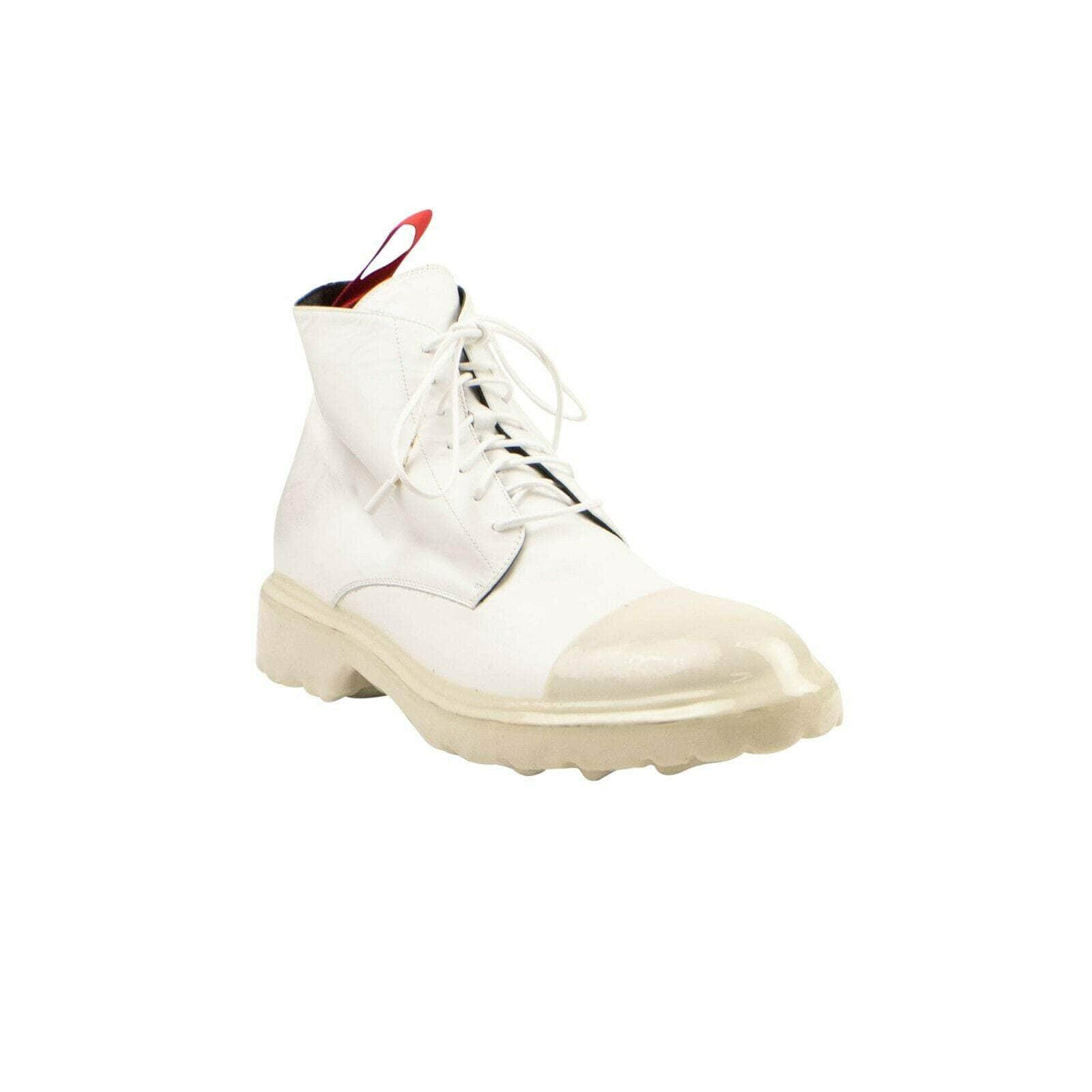 424 ON FAIRFAX 87AB-424-2003/37 NIB 424 ON FAIRFAX White Dipped High Top Sneakers Size 4/37 $1415 87AB-424-2003/37