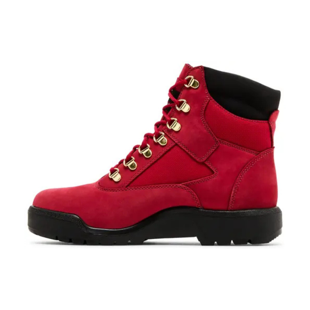 Timberland 6-Inch Field Boot "Dark Red Nubuck" - Men's