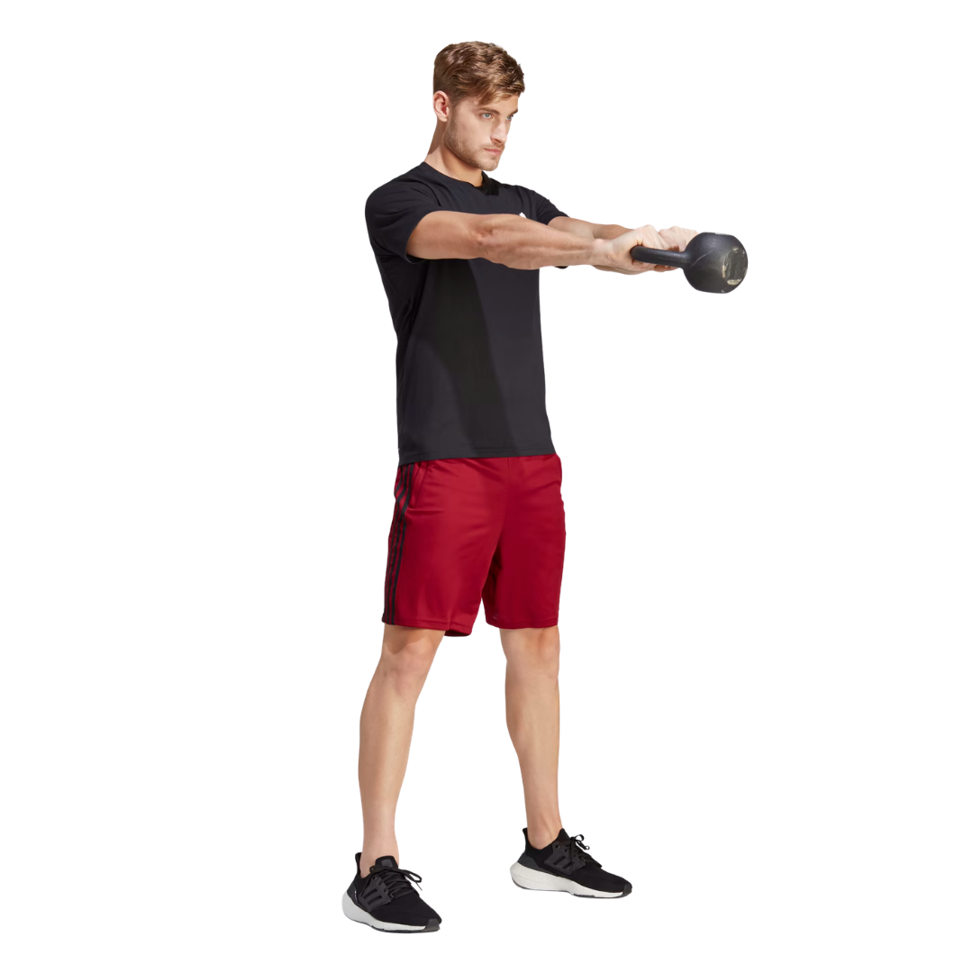 adidas Train Essentials Piqué 3-Stripes Training Shorts - Men's