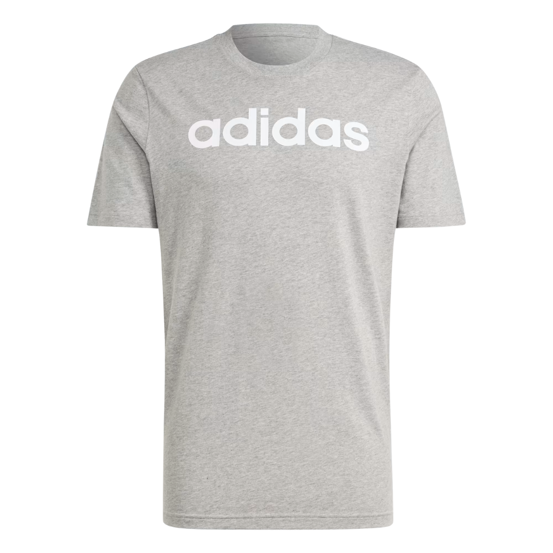 adidas Essentials Single Jersey Linear Embroidered Logo Tee - Men's