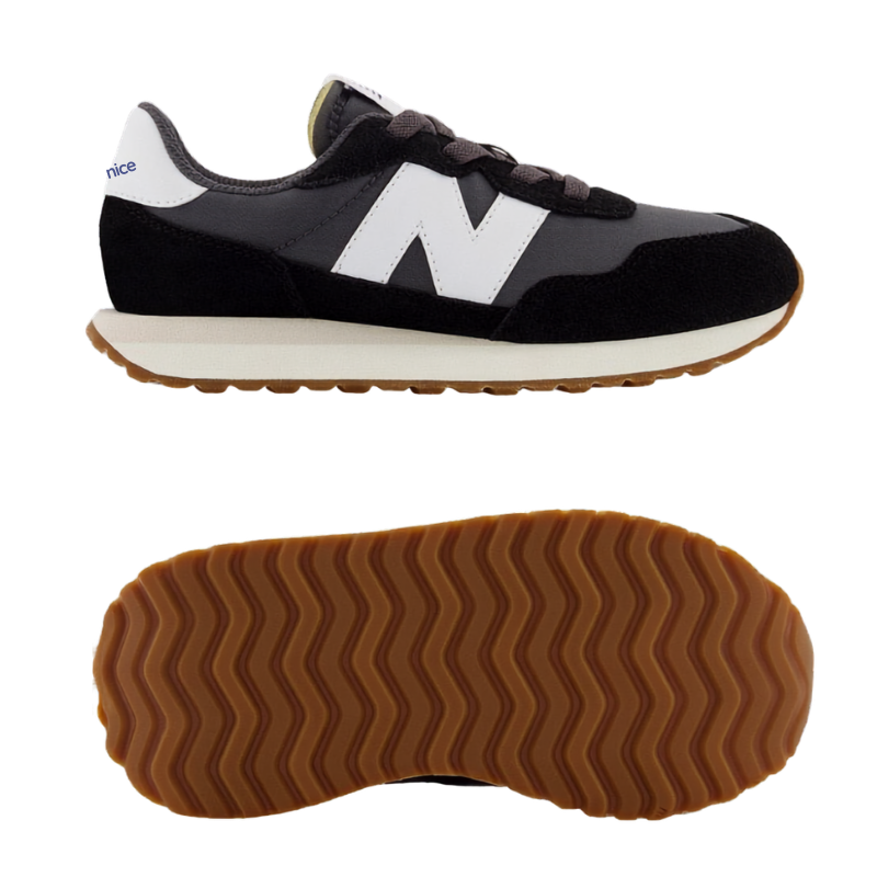 New Balance 237 Bungee Black/Moonbeam - Youth Sneakers