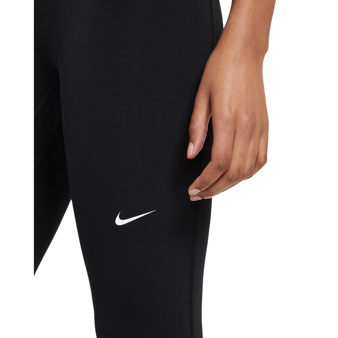 Nike Pro Mid-Rise Crop Mesh-Panel Leggings - Women's