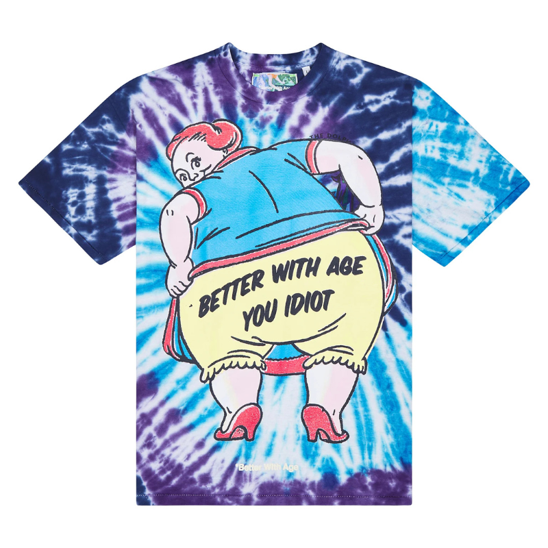 Better With Age 'Frizzle' Green Tee - Men's