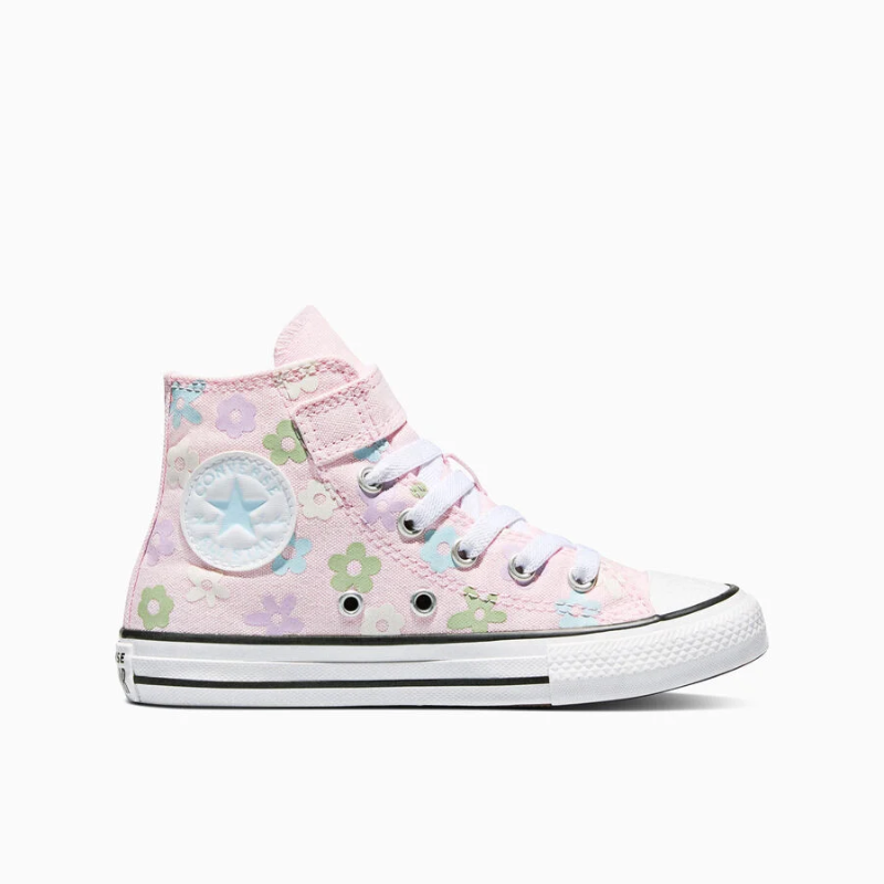 Converse Chuck Taylor All Star Easy-On Bubble Flowers Little Kids Hi - Youth Sneakers