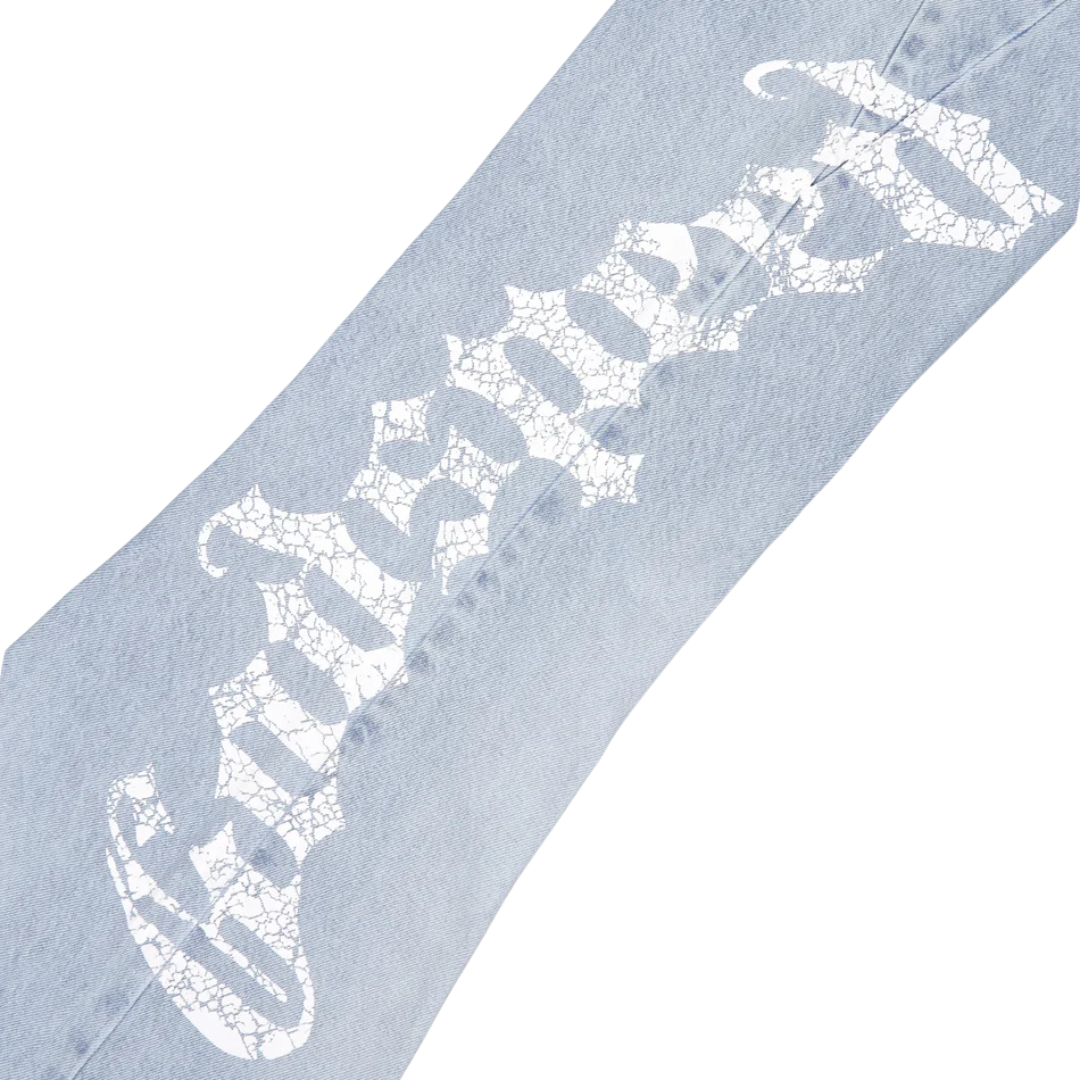 Godspeed Og Logo Flared Denim Printed - Men's