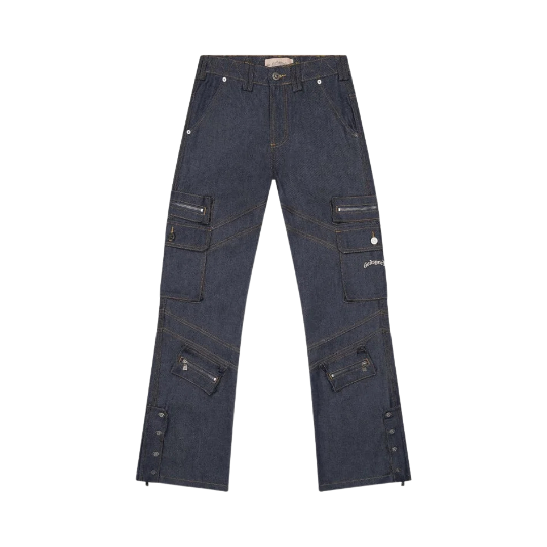 Godspeed Rockstar Flare Cargo Denim - Men's