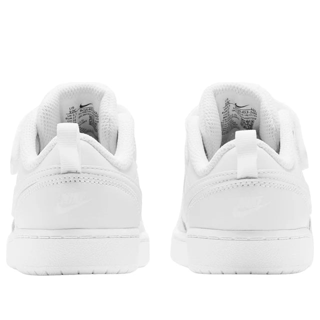 Nike Court Borough Low 2 Triple White - Toddler