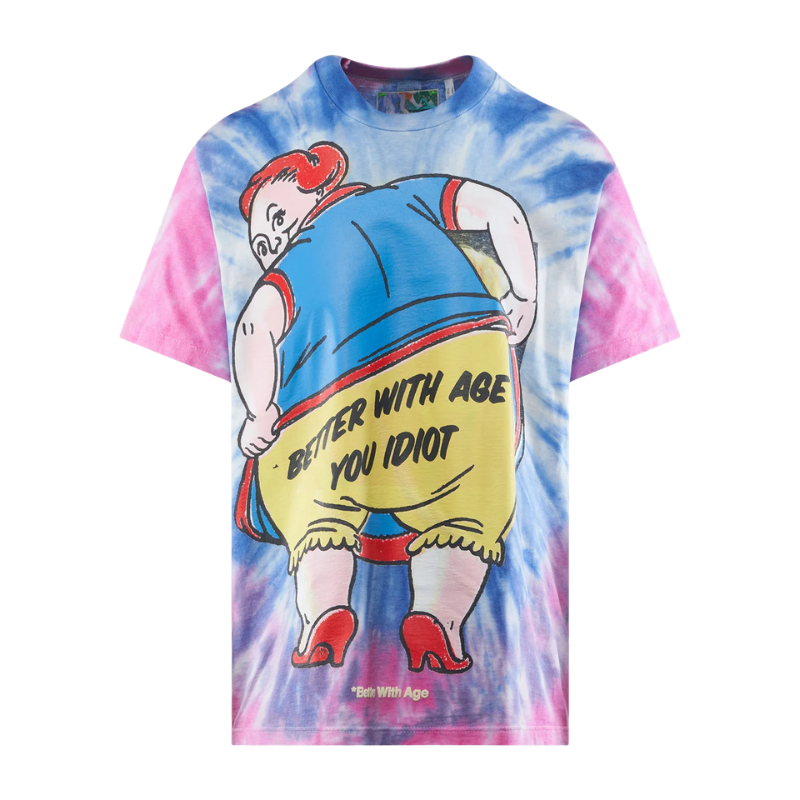 Better With Age 'Frizzle' Pink Tee - Men's