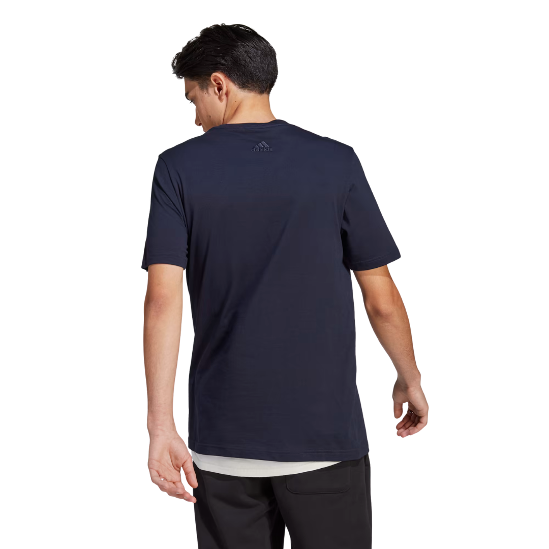 adidas Essentials Single Jersey Linear Embroidered Logo Tee - Men's