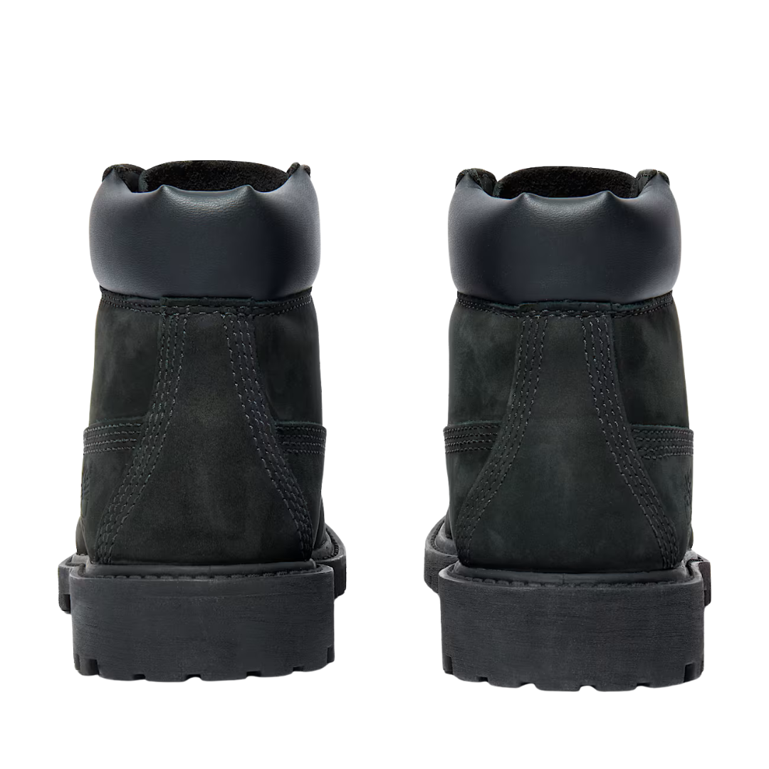 Timberland Youth Premium 6-Inch Waterproof Boot "Black Nubuck" - Youth Sneakers