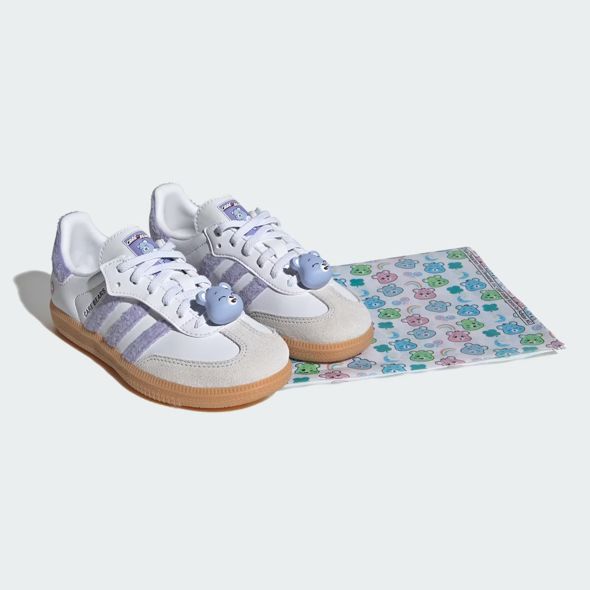 adidas Care Bears Samba OG Comfort Closure Elastic Lace - Youth Sneakers