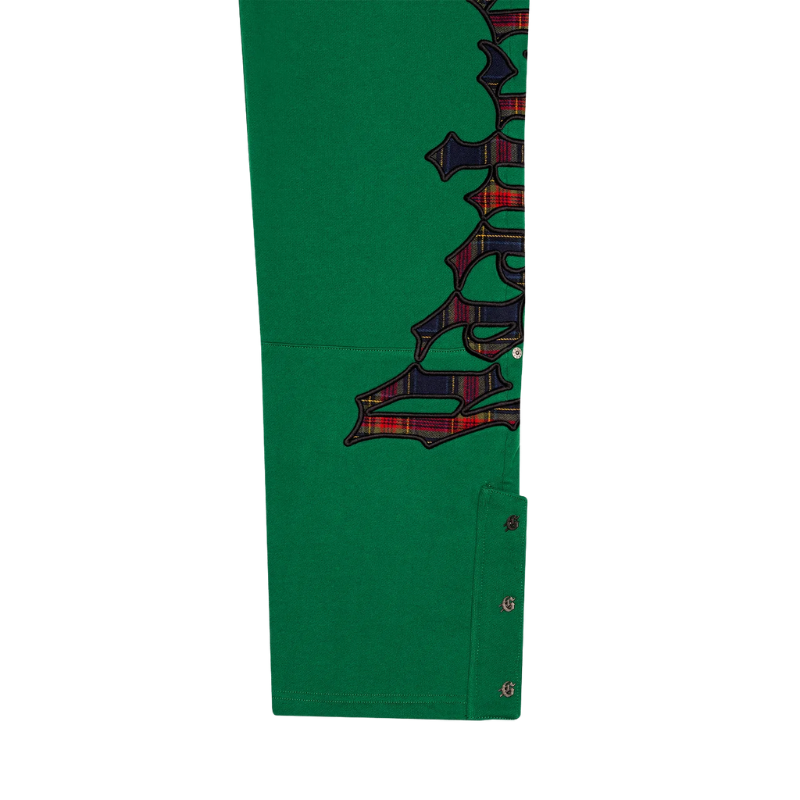 Godspeed OG Logo Plaid Green Sweats
