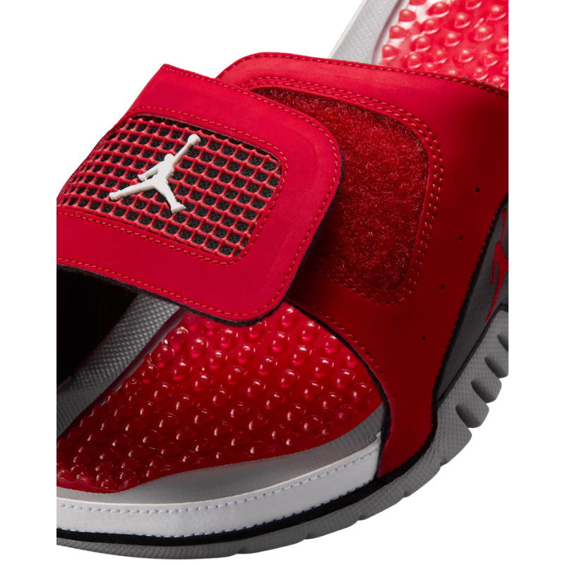 Air Jordan Hydro 4 Retro Slide "Fire Red" - Men's