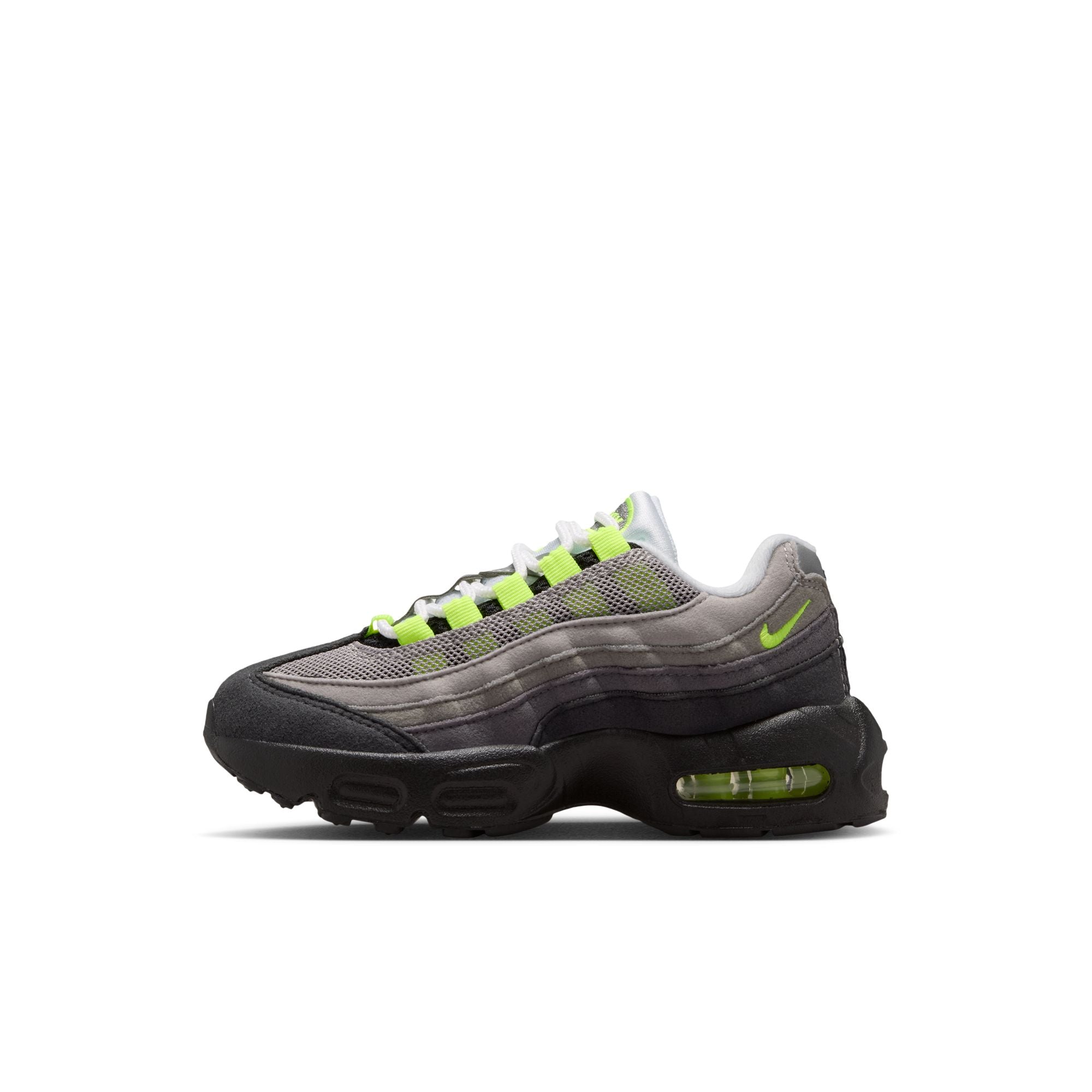 Nike Air Max 95 OG Big Bubble "Neon Yellow" - Preschool