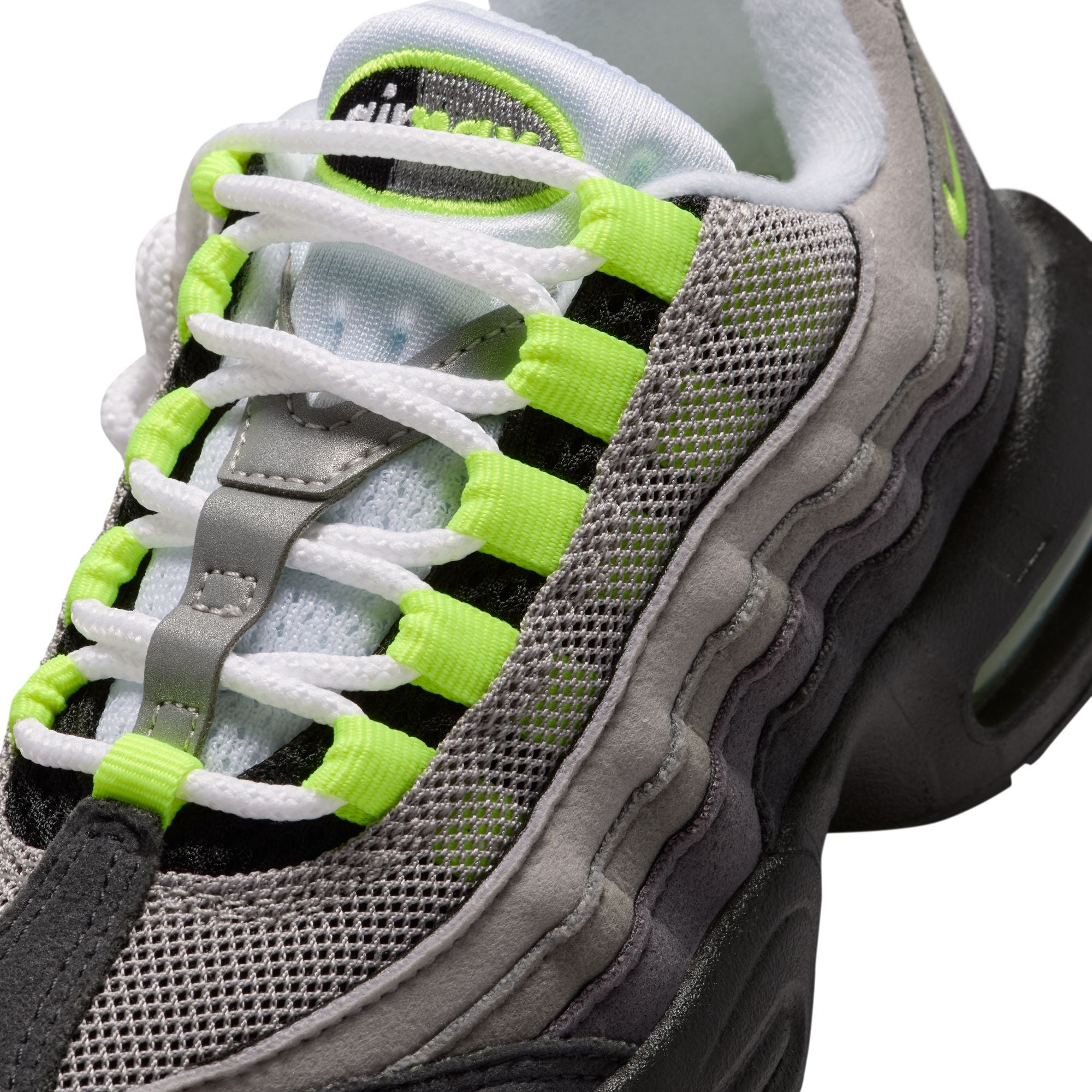 Nike Air Max 95 OG Big Bubble "Neon Yellow" - Preschool