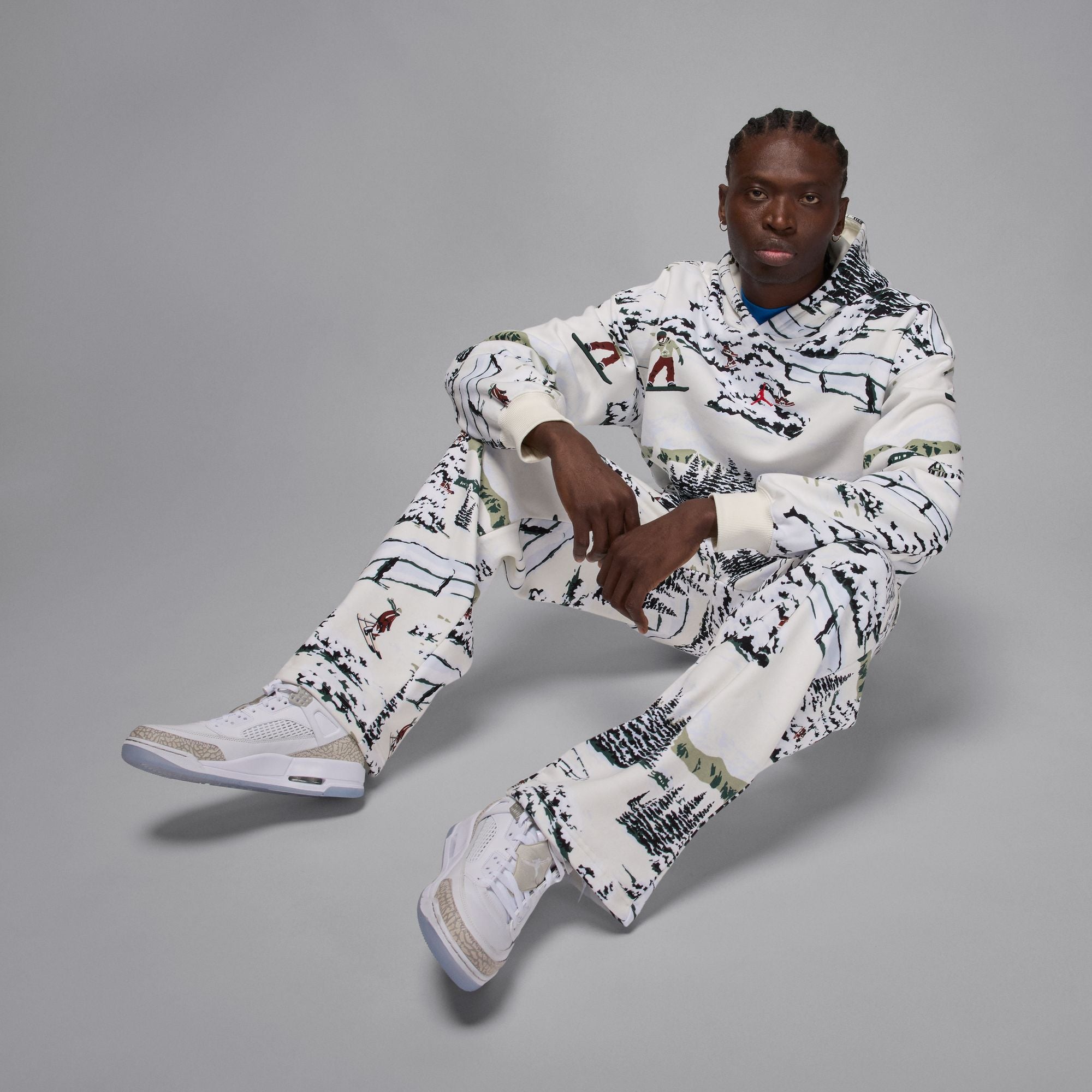 Air Jordan M J Brk Hldy Pant Aop - Men's