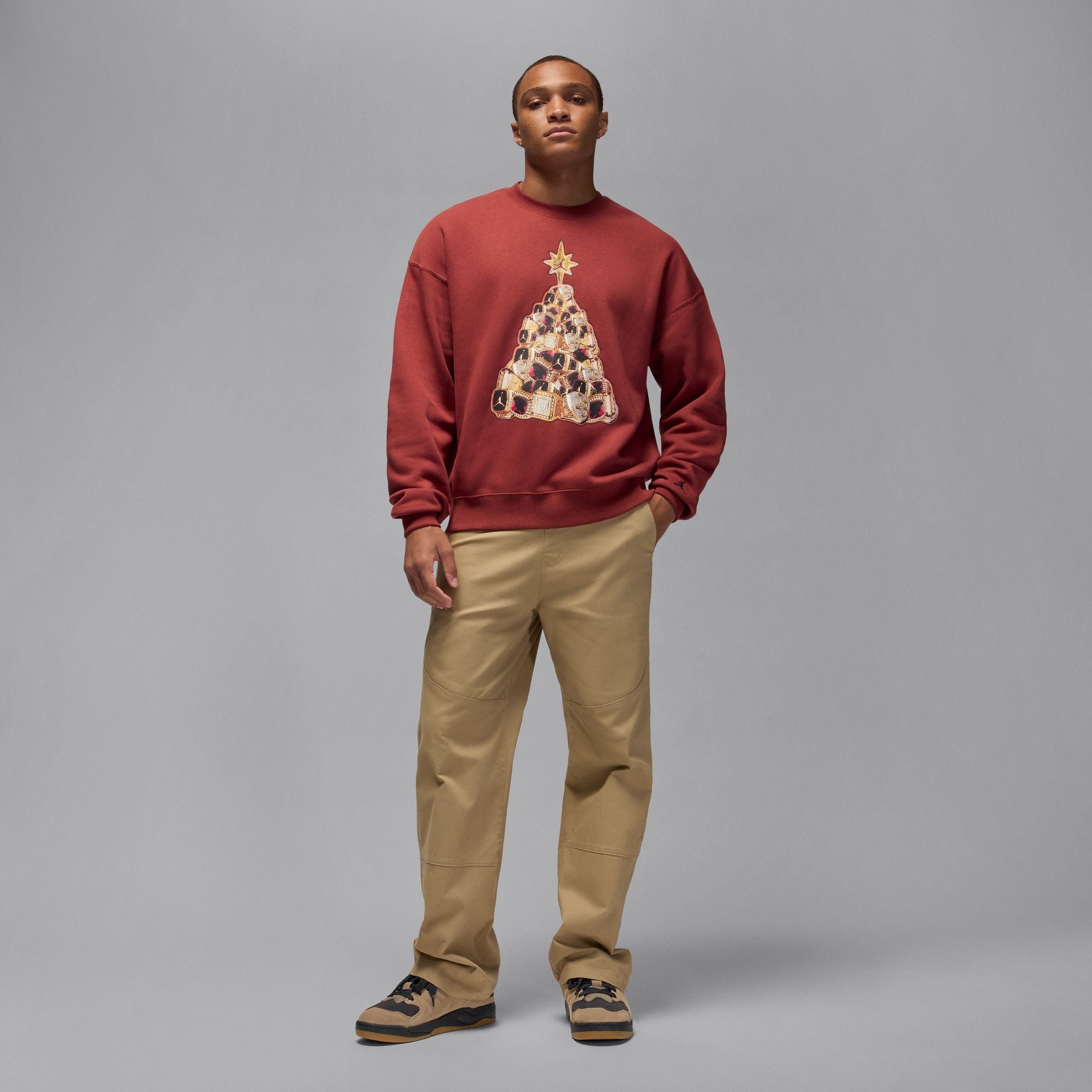 Air Jordan Brooklyn Fleece Crew-neck Sweatshirt - Men's