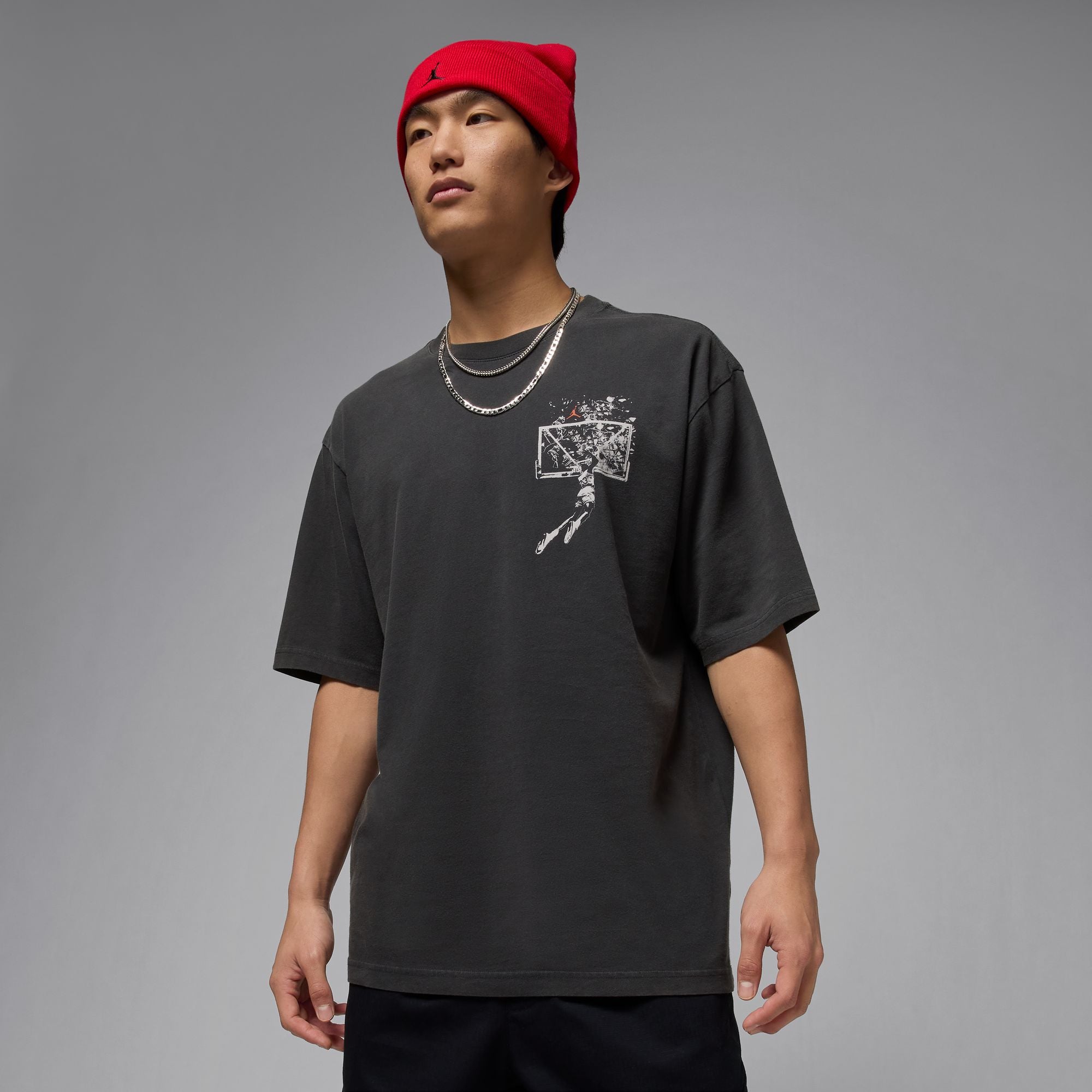Air Jordan Brooklyn Oversized Graphic T-Shirt - Men's